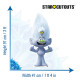 Figurine en carton Les Trolls 2 - Guy diamant et sont fils petit diamant Hauteur 172 cm