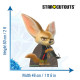 Figurine en carton Zootopie - Finnick le fennec Hauteur 60 cm