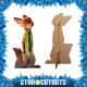 Figurine en carton Zootopie - Nick Wilde le renard Hauteur 121 cm