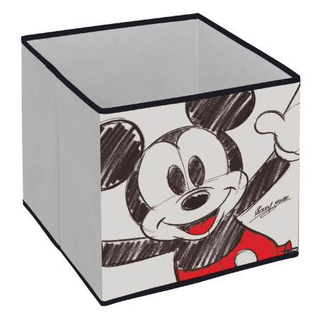Cube de rangement - Disney Mickey Les Mains En L'air - 31x31x31 cm