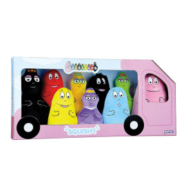 9 Peluches - Coffret De La Famille Barbapapa - 15 CM