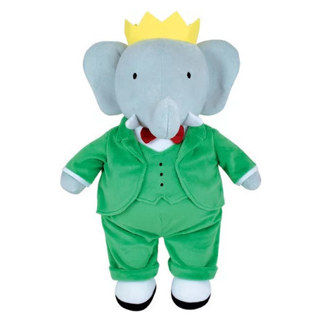 Peluche - Babar L'éléphant - 30 CM