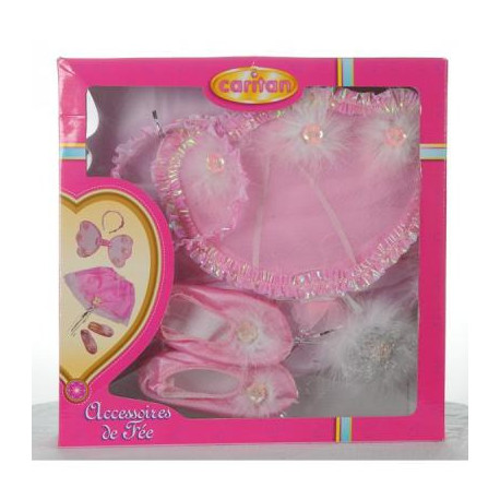 Coffret Accessoires De Fée Rose - 24 CM