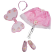 Coffret Accessoires De Fée Rose - 24 CM