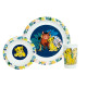 DISNEY VAIANA LOT DE 4 PIECES (ASSIETTE X2 + VERRE X2)