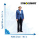 Figurine en carton taille reelle Angela Merkel 164 cmcm