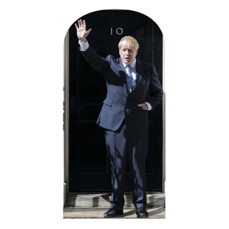 Figurine en carton Passe tête Boris Johnson Politicien 184 cm