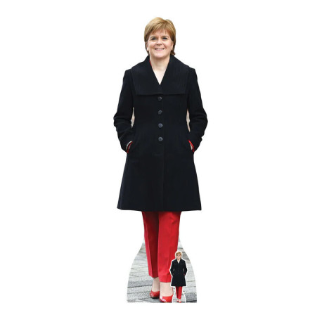 Figurine en carton Nicola Sturgeon femme politique écossaise Haut 166 cm