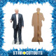 Figurine en carton Donald Trump (cravate rose) 188 cm