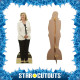 Figurine en carton Hillary Clinton - Veste blanche 180 cm