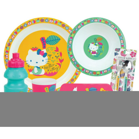 HELLO KITTY LOT VAISSELLE POUR ENFANT