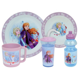 DISNEY REINE DES NEIGES LOT VAISSELLE POUR ENFANT