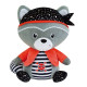 John le Raton PELUCHE AVEC ENCEINTE CONNECTEE H20cm