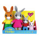 4 Peluches - Coffret De La Famille Trotro - 24 CM