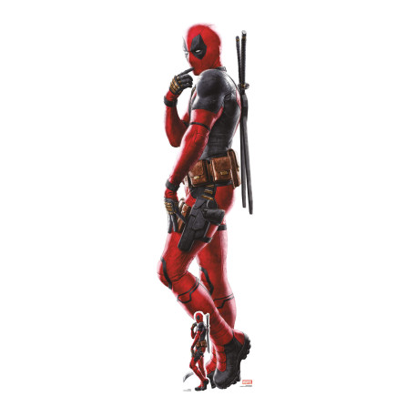 Figurine en carton - Deadpool Ryan Reynolds - 189 cm