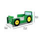 Pack complet Lit à clipser modèle TED le tracteur vert Lit+Matelas & Parure+Couette+Oreiller