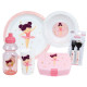 Ensemble Repas - Lot De Vaisselle Pour Enfant - Ballerine Dansante