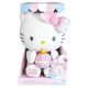 Peluche Hello Kitty intéractive Anniversaire chanson bougie et rires - Haut 26 cm