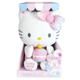 Peluche Hello Kitty intéractive Anniversaire chanson bougie et rires - Haut 26 cm