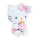 Peluche Hello Kitty intéractive Anniversaire chanson bougie et rires - Haut 26 cm