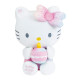 Peluche Hello Kitty intéractive Anniversaire chanson bougie et rires - Haut 26 cm