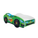 Pack complet Lit Enfant Green Car - Racing Car - 140 x 70 cm