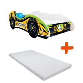 Lit + Matelas - Lit Enfant Beefree - F1 - 140 x 70 cm