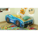 Lit + Matelas - Lit Enfant Police Racing Car - 140 x 70 cm