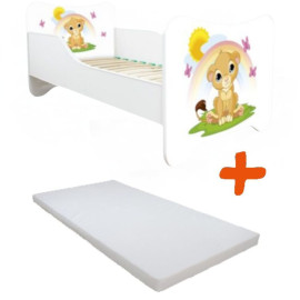 Lit et Matelas - Lit Enfant Roi Lion - Happy Kitty - 160 x 80 cm