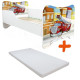 Lit et Matelas - Lit Enfant Camion de Pompier - Happy Kitty - 160 x 80 cm