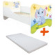 Lit et Matelas - Lit Enfant Petit Eléphant - Happy Kitty - 160 x 80 cm