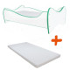 Lit et Matelas - Lit Enfant Blanc et Vert -