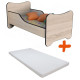 Lit et Matelas - Lit Enfant Bois - Happy Kitty - 140 x 70 cm