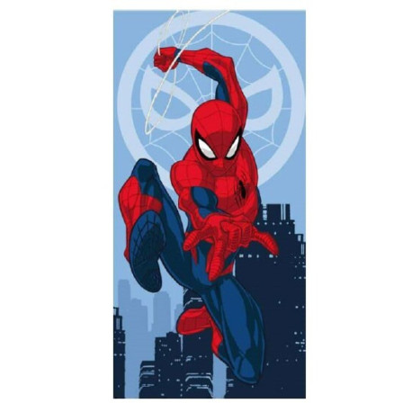 Serviette de plage - Marvel Spiderman Avec Masque Araignée - 70 cm x 140 cm