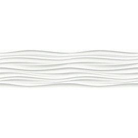 Frise blanche auto-collante Creative - 1 rouleau de 14 cm x 500 cm