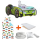 Lit et Matelas - Lit Enfant - Racing Car Hero Smash Car - 140 x 70 cm