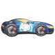 Lit et Matelas - Lit Enfant - Racing Car Hero Led Voiture Sonic - 160x80 cm