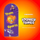 Figurine en carton - Les Looney Tunes Font Du Sport - Haut 185 cm