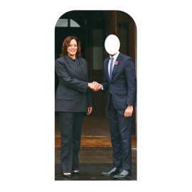 Figurine en carton - Passe-Tête - Kamala Harris - 193 cm