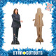 Figurine en carton - Kamala Harris Qui Salut - 170 cm