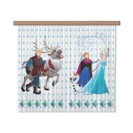 Rideaux La Reine des Neiges Disney-Voilage : 180x160 cm