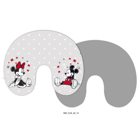 Coussin Tour de Cou - Disney Mickey & Minnie - Petits Points