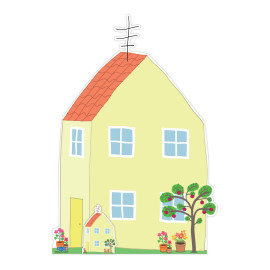 Figurine en carton – Maison De La Famille Peppa Pig - Haut 133 cm