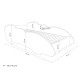 Lit + Matelas - Lit Enfant Twist Car - F1 - 140 x 70 cm 