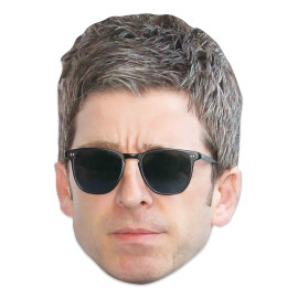 Masque en carton - Noel Gallagher - Chanteur - Taille A4