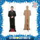 Figurine en carton Chris Hemsworth en costume noir 189 cm