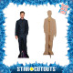 Figurine en carton Chris Hemsworth en costume bleu 190 cm