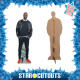 Figurine en carton taille reelle Omar Sy Hauteur 193 cm