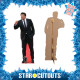 Figurine en carton Patrick Bruel Chanteur Français Costume de Superstar - Haut 180 cm