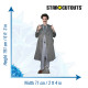 Figurine en carton Borat en costume et double pouce ! 191 cm